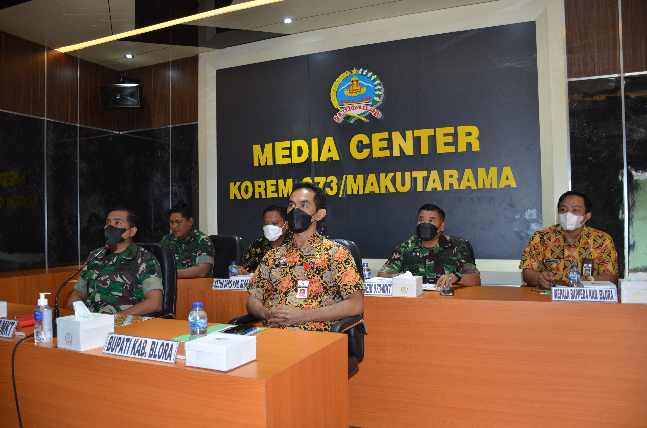 Rakornis TMMD Reg ke - 113 di Wilayah Kodim 0721/Blora